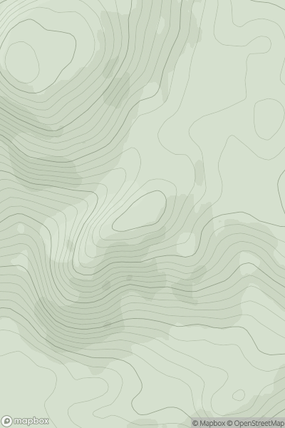 Thumbnail image for Maol Beag [Kyle of Lochalsh to Garve] showing contour plot for surrounding peak